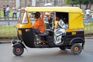 Un autorickshaw à Bangalore