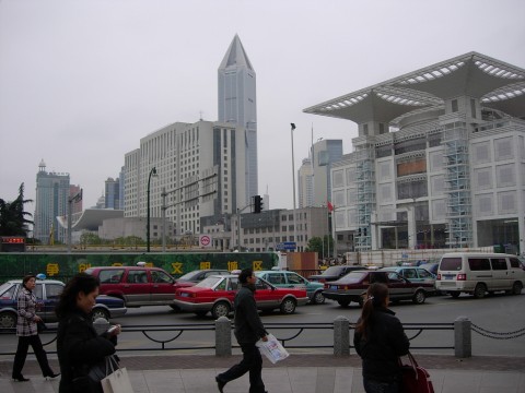 Mairie et centre d'urbanisme de Shanghaï.