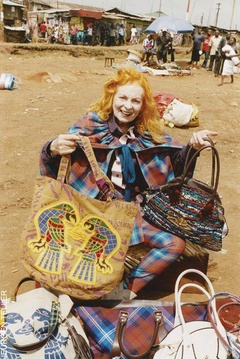 Vivienne Westwood à Nairobi.