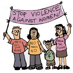 Arrêter la violence envers les femmes.