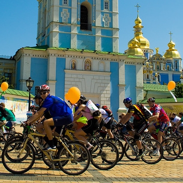 Jour du vélo 2011 à Kiev. © Taras Kalapun (Flickr.com)