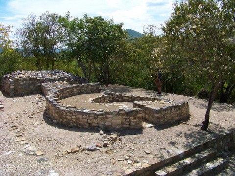 Ruines au Mexique.