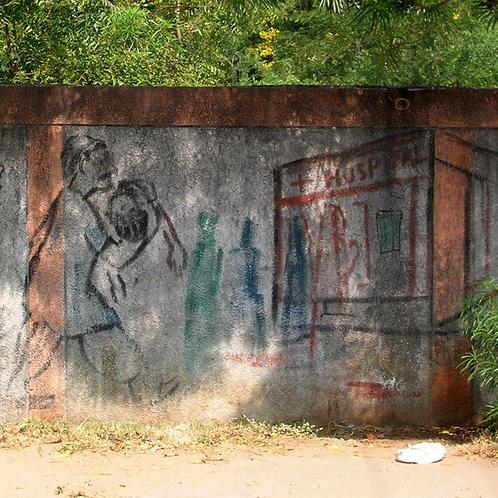 Fresque de l'usine de Bhopal. © jbhangoo (Flickr.com)