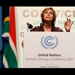 Connie Hedegaard, négociatrice de l'UE. © Nic Bothma (EPA)