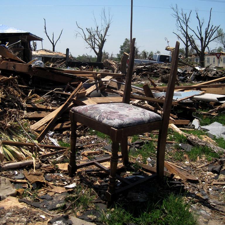Après la tornade, à Joplin dans le Missouri. © twi$tbarbie (Flickr.com)